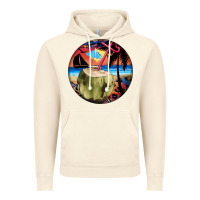 Vintage Artic coconut drink colorful leopard Vintage Hoodie - BarkalooDesign