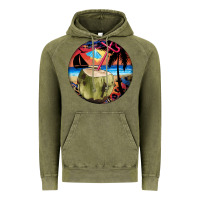 Vintage Olive coconut drink colorful leopard Vintage Hoodie - BarkalooDesign