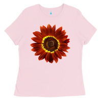 Bubblegum Pink Rouge Royale Sunflower Ladies Tee - LillyAllenDesigns