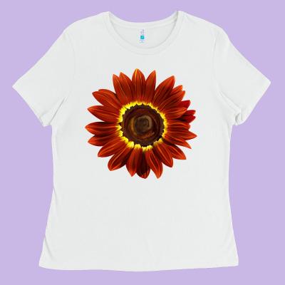 Rouge Royale Sunflower Ladies Tee Designed By Lillyallendesigns