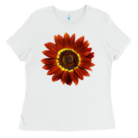 White Rouge Royale Sunflower Ladies Tee - LillyAllenDesigns