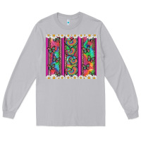 Moon Dust tie dye hearts and butterfly with flowers Long Sleeve Tee - Artiststas