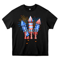 Black Let's Get Lit Heavy Core Tee - RanaPortraitStore