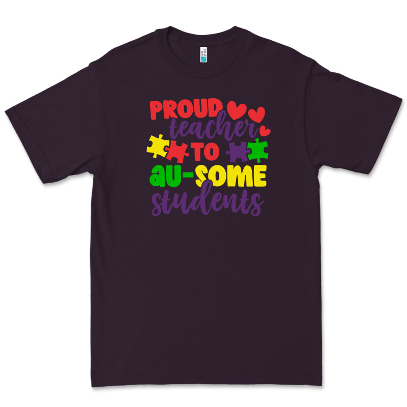 Proud Teacher To Ausome Students Premium Tee by CowhideDigitalArt | Teevron