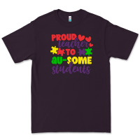 Plum proud teacher to ausome students Premium Tee - CowhideDigitalArt