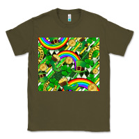 Army Green St. Patrick's Day Classic Tee - FaDigitalArtStudio