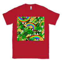 Red St. Patrick's Day Classic Tee - FaDigitalArtStudio