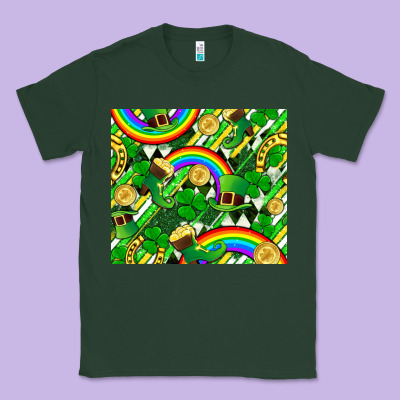 St. Patrick's Day Classic Tee Designed By Fadigitalartstudio