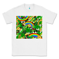 White St. Patrick's Day Classic Tee - FaDigitalArtStudio