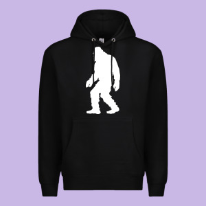 Bigfoot Walking Silhouette Premium Hoodie Designed By Artisfamous