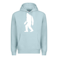 Blue Mist bigfoot walking silhouette Premium Hoodie - artisFamous