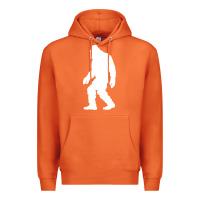 Carrot bigfoot walking silhouette Premium Hoodie - artisFamous