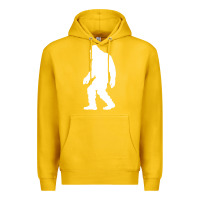 Lemon bigfoot walking silhouette Premium Hoodie - artisFamous