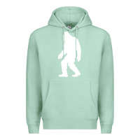 Seafoam bigfoot walking silhouette Premium Hoodie - artisFamous