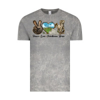 Cloud Rock Peace Love Percheron Horse Vintage Tee - LillyAllenDesigns