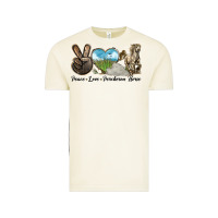 Vintage Arctic Peace Love Percheron Horse Vintage Tee - LillyAllenDesigns