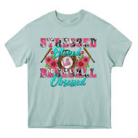 Stressed Blessed & Baseball Obsessed Heavy Core Tee | Teevron