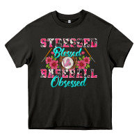 Asphalt stressed blessed & baseball obsessed Heavy Core Tee - BundleAndBundleShop