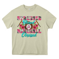 Mossy stressed blessed & baseball obsessed Heavy Core Tee - BundleAndBundleShop