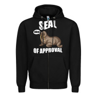 Black Seal nice Of Approval Zipper Hoodie - Bettercallsaul