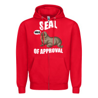 Red Seal nice Of Approval Zipper Hoodie - Bettercallsaul