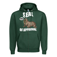 Sports Green Seal nice Of Approval Zipper Hoodie - Bettercallsaul