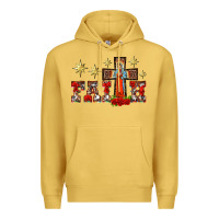 Antique Gold faith our lady of guadalupe cross Premium Hoodie - BarkalooDesign