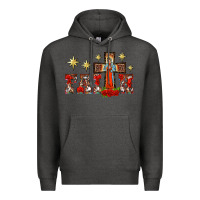 Charcoal Heather faith our lady of guadalupe cross Premium Hoodie - BarkalooDesign
