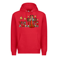 Red faith our lady of guadalupe cross Premium Hoodie - BarkalooDesign