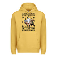 Antique Gold merry christmas shitters full Premium Hoodie - artisFamous