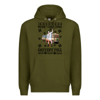 Army Green merry christmas shitters full Premium Hoodie - artisFamous