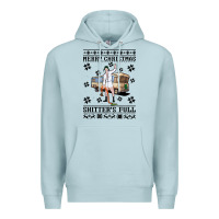 Blue Mist merry christmas shitters full Premium Hoodie - artisFamous