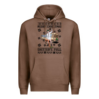 Chestnut merry christmas shitters full Premium Hoodie - artisFamous