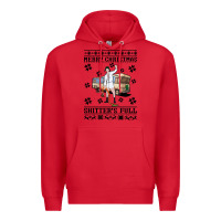 Red merry christmas shitters full Premium Hoodie - artisFamous