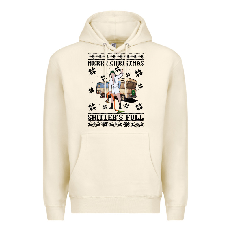 Merry Christmas Shitters Full Premium Hoodie by artisFamous | Teevron