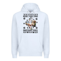 White merry christmas shitters full Premium Hoodie - artisFamous