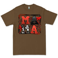Cacao Wrestling mama red and black Premium Tee - LillyAllenDesigns