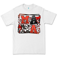 White Wrestling mama red and black Premium Tee - LillyAllenDesigns