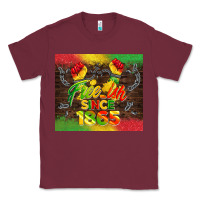 Burgundy free ish since 1865 Classic Tee - BarkalooDesign