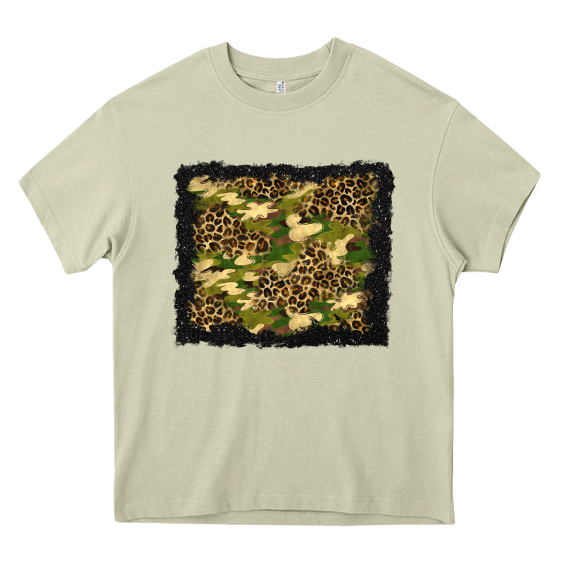 Camouflage And Leopard Background Heavy Core Tee by BundleAndBundleShop | Teevron