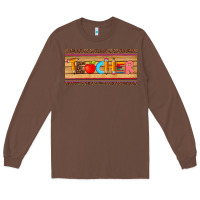 Chestnut teacher pen apple license plate template Long Sleeve Tee - Artiststas