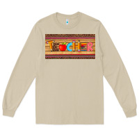 Mushroom teacher pen apple license plate template Long Sleeve Tee - Artiststas