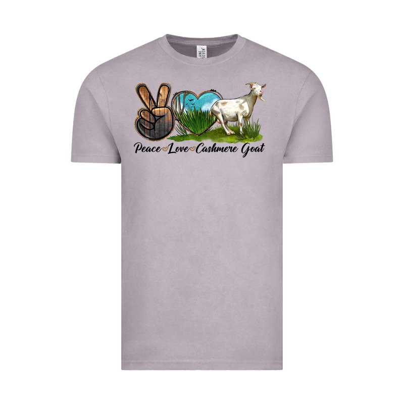 Peace Love Cashmere Goat Vintage Tee by LillyAllenDesigns | Teevron