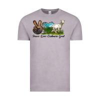Vintage Zinc Peace Love Cashmere Goat Vintage Tee - LillyAllenDesigns