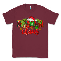 Burgundy Christmas Grammy Claus Mother's Day Classic Tee - FaDigitalArtStudio