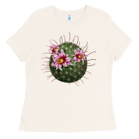 Bone arizona fishhook cactus Ladies Tee - LillyAllenDesigns