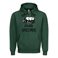 Sports Green save the chubby unıcorns Zipper Hoodie - Bettercallsaul
