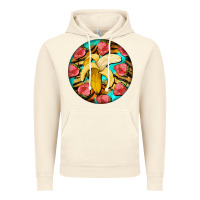 Vintage Artic banana and strawberries with tiger pattern Vintage Hoodie - BarkalooDesign