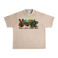 French Oak peace love sloth bear Urban Heavy Tee - LillyAllenDesigns