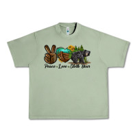 Peace Love Sloth Bear Urban Heavy Tee | Teevron